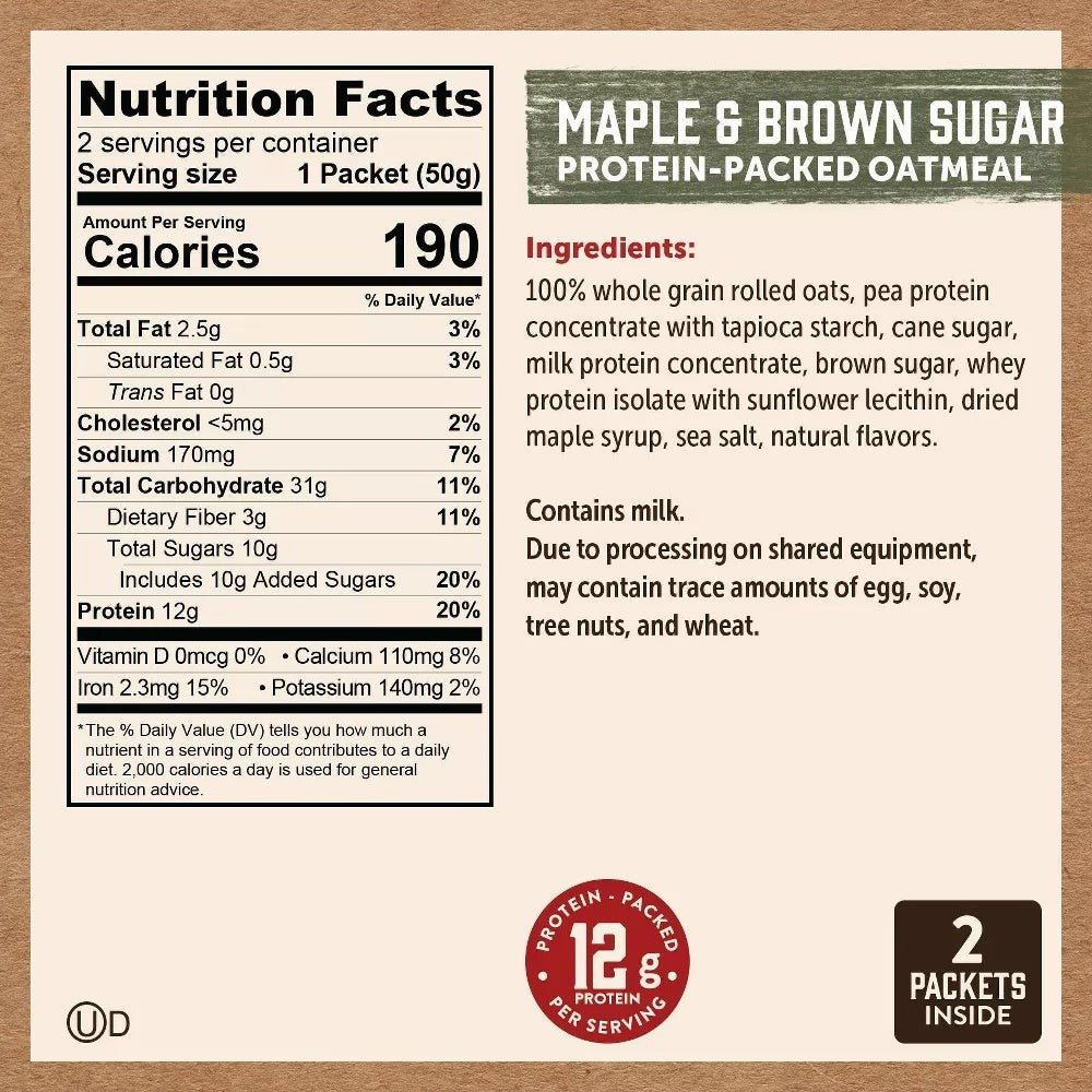 Oatmeal Packet Variety Pack