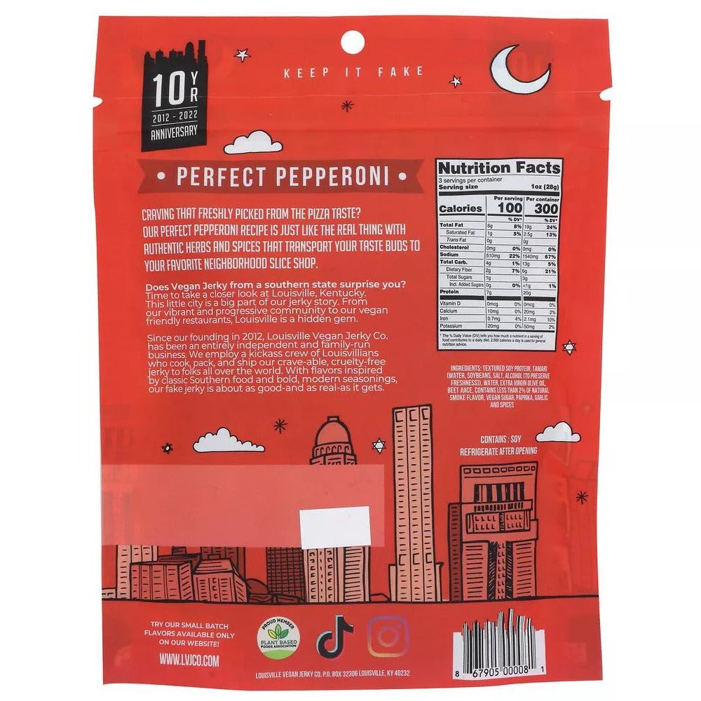 Pepperoni Vegan Jerky