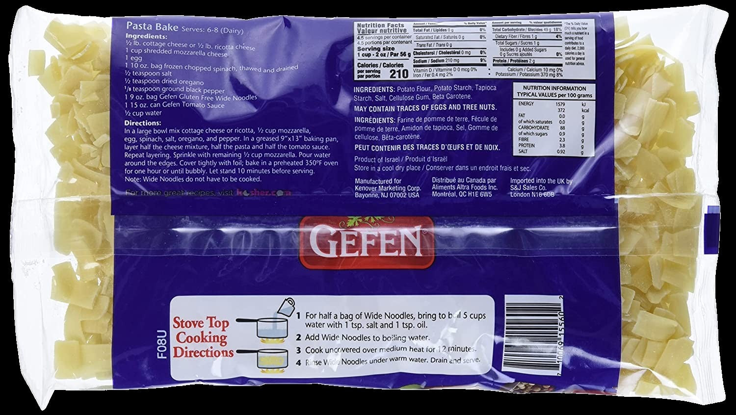 Gluten-Free Wide Noodles