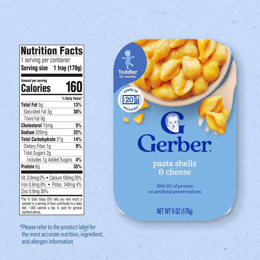 Mealtime for Toddler Pasta Shells & Cheese