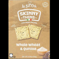 Skinny Thin Whole Wheat Quinoa Crackers