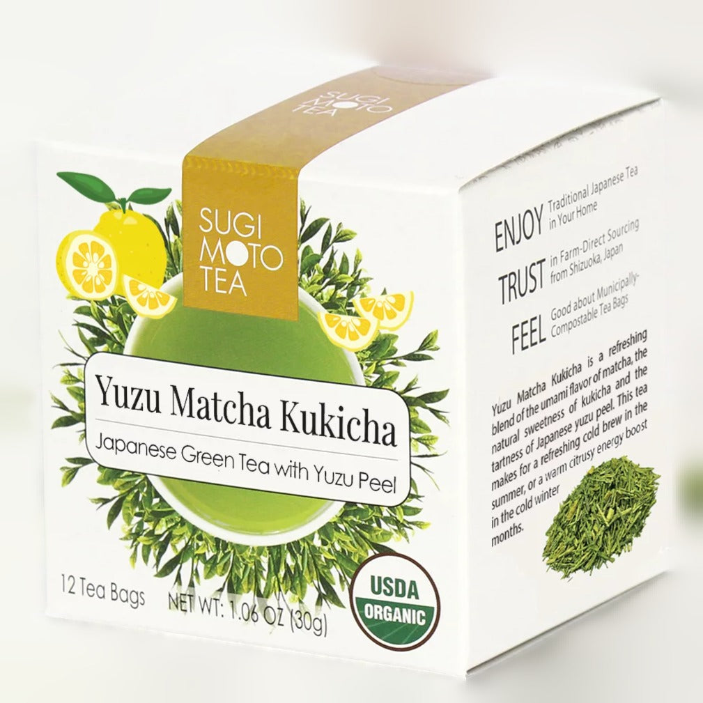 Yuzu Matcha Kukicha Tea Bags (12 CT)