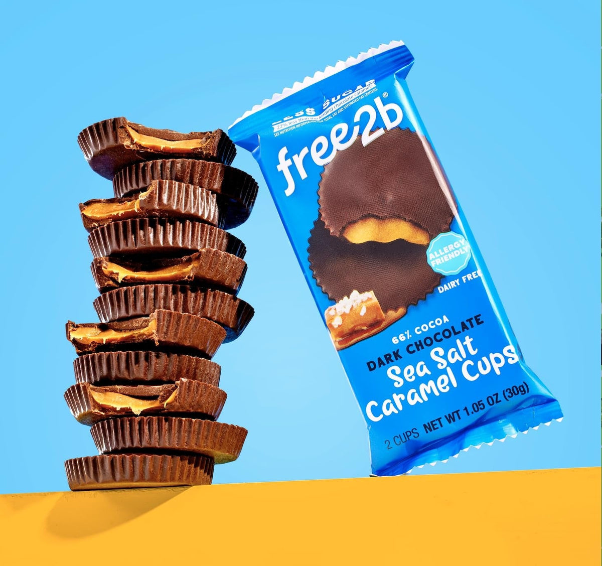 Dark Chocolate Sea Salt Caramel Cups (12 CT)