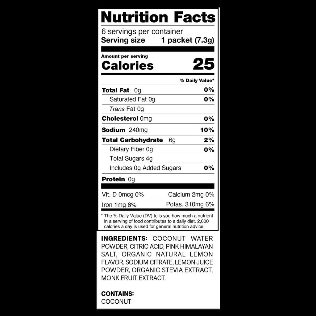 Electrolyte Drink Mix - Lemon (8 CT)