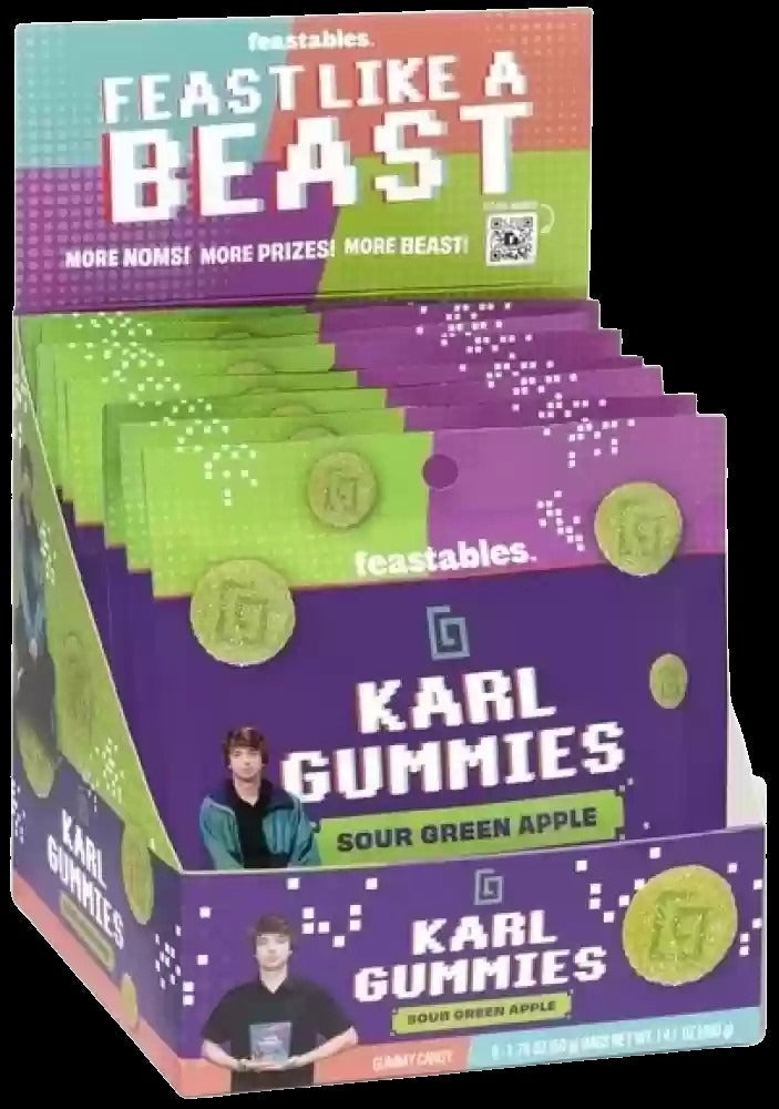 Karl's Gummies Sour Green Apple (8 Pack)
