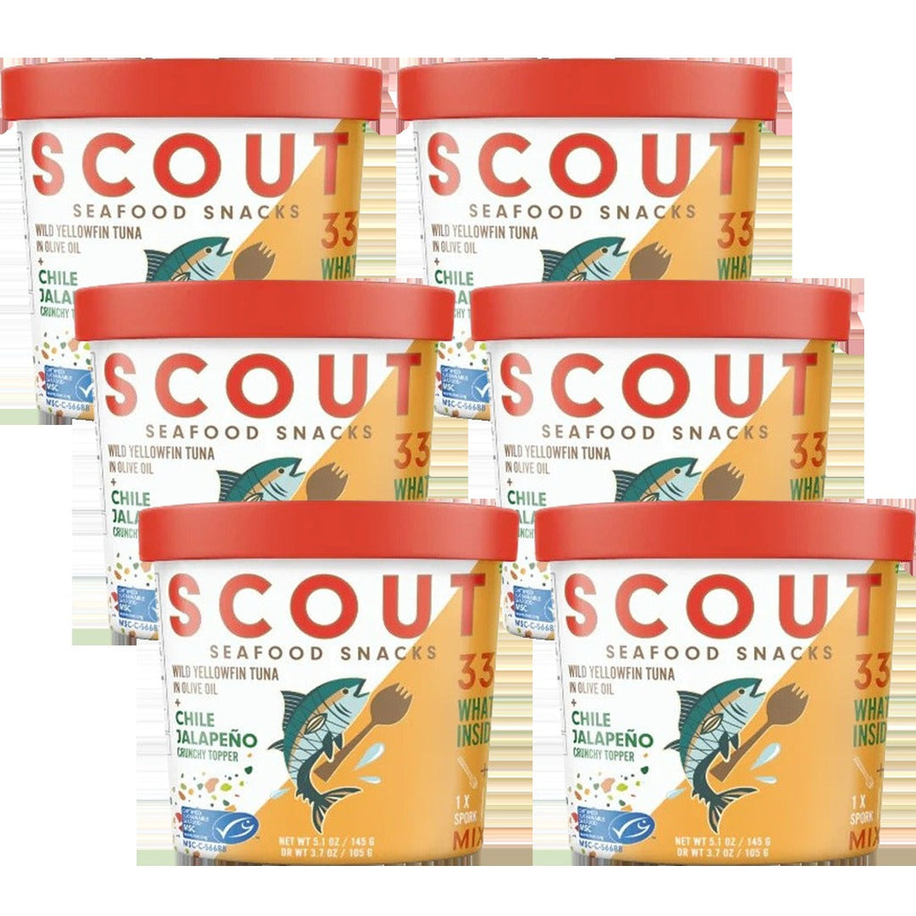 Chile Jalapeno Crunchy Topper Seafood Snack (6 Pack)