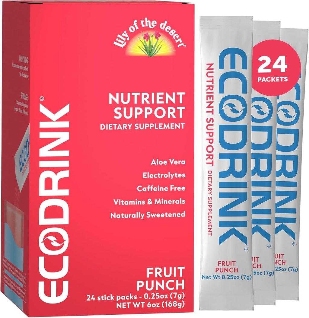 EcoDrink Nutrient Support - Fruit Punch (24 CT)