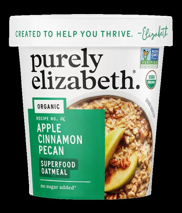 Apple Cinnamon Pecan Superfood Oatmeal Cup (12 Pack)