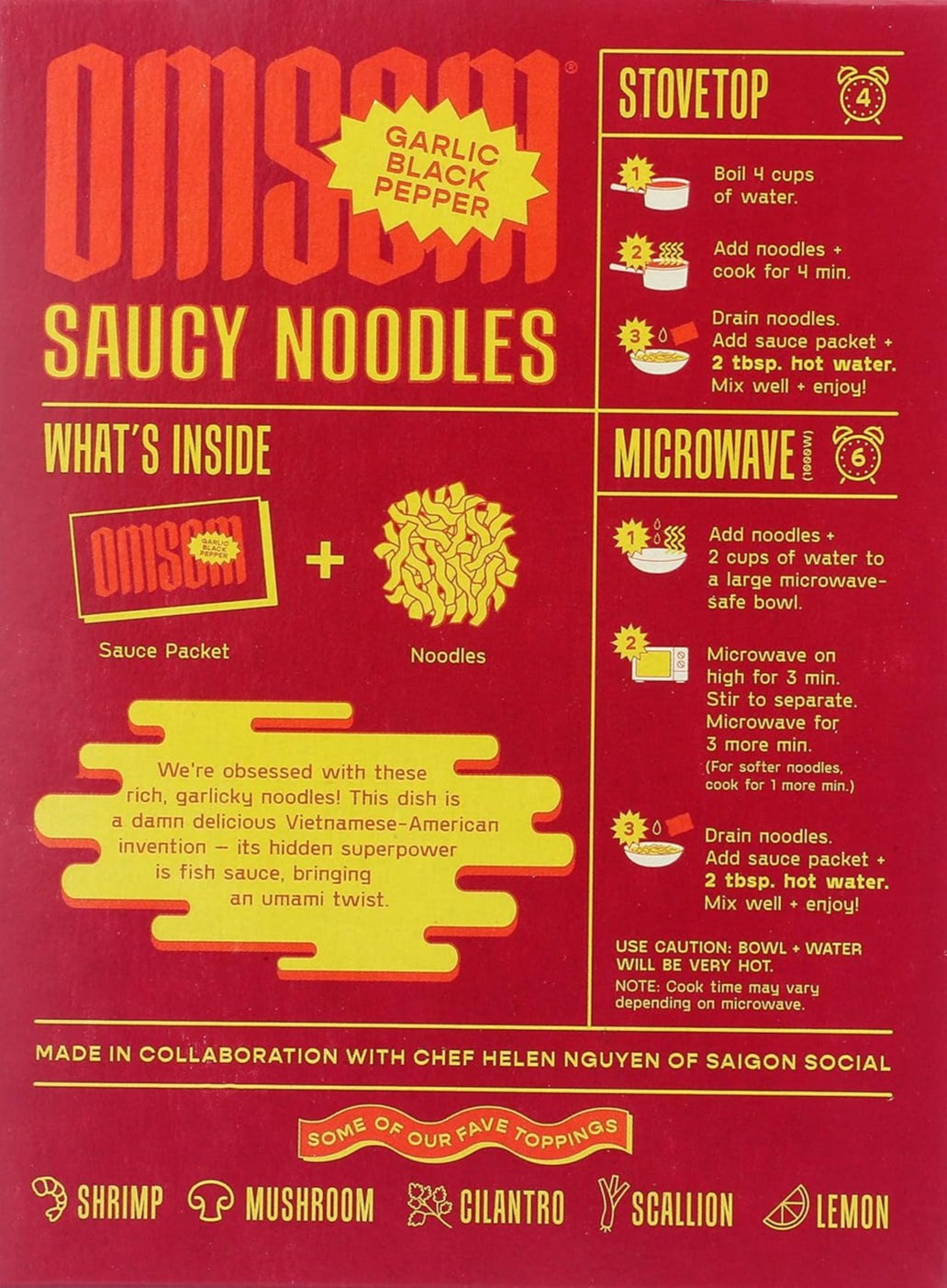 Garlic Black Pepper Saucy Noodles