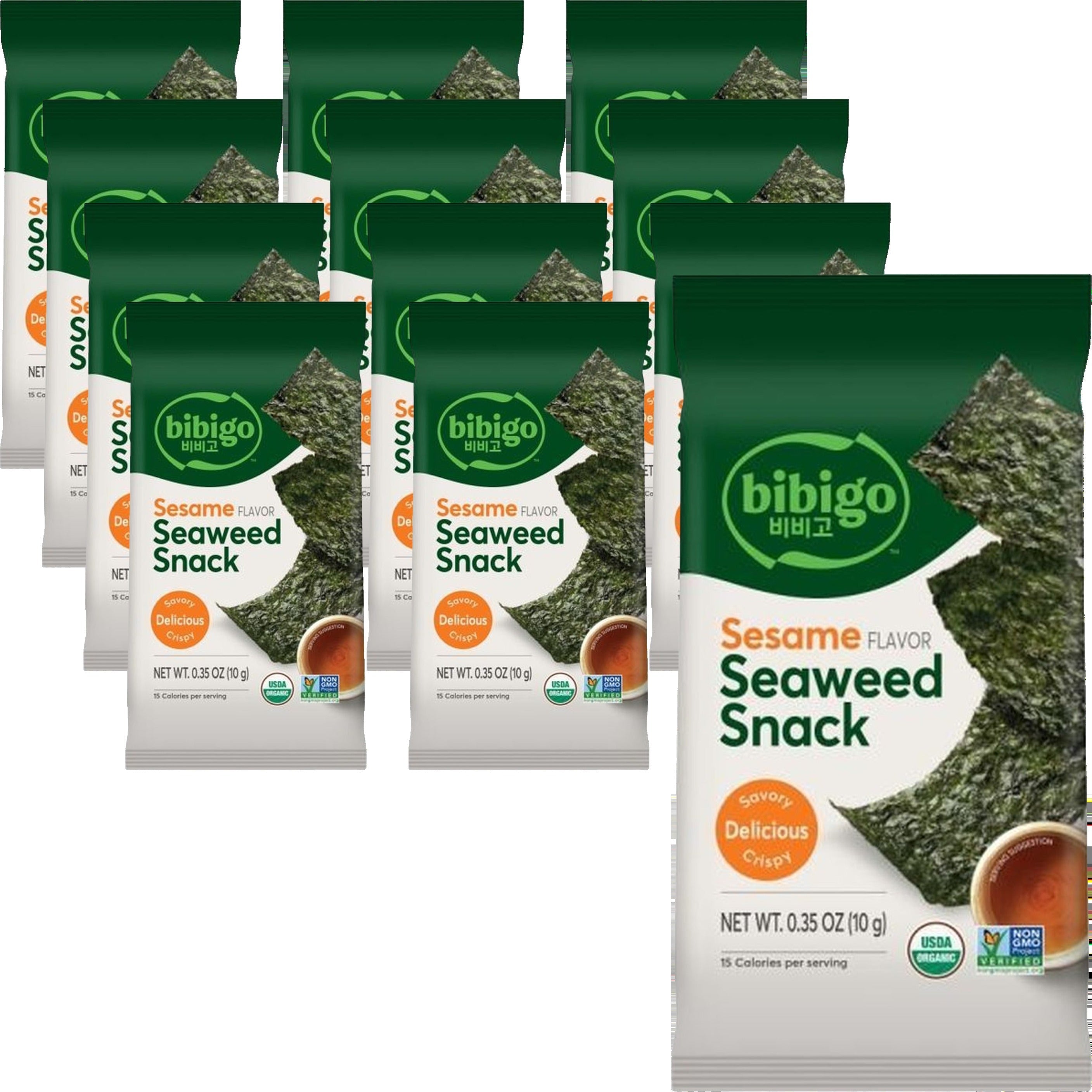 Crispy Sesame Seaweed Snacks (12 Pack)