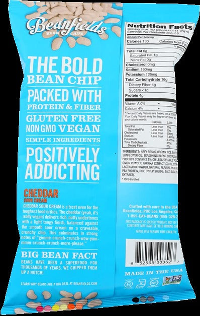 Cheddar Sour Cream Bean Chips