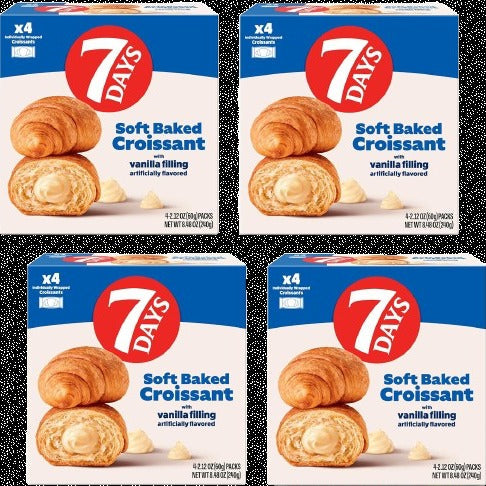 Vanilla Soft Croissant (4 Pack)