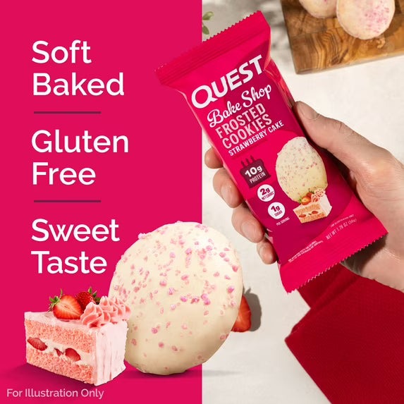Frosted Strawberry Cake Cookie (8 CT)