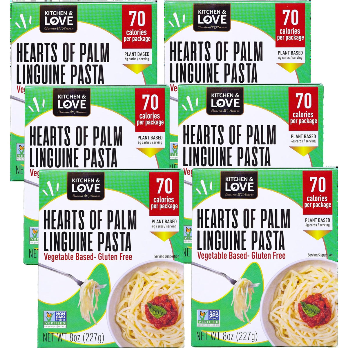 Hearts Of Palm Pasta Linguine (6 CT)