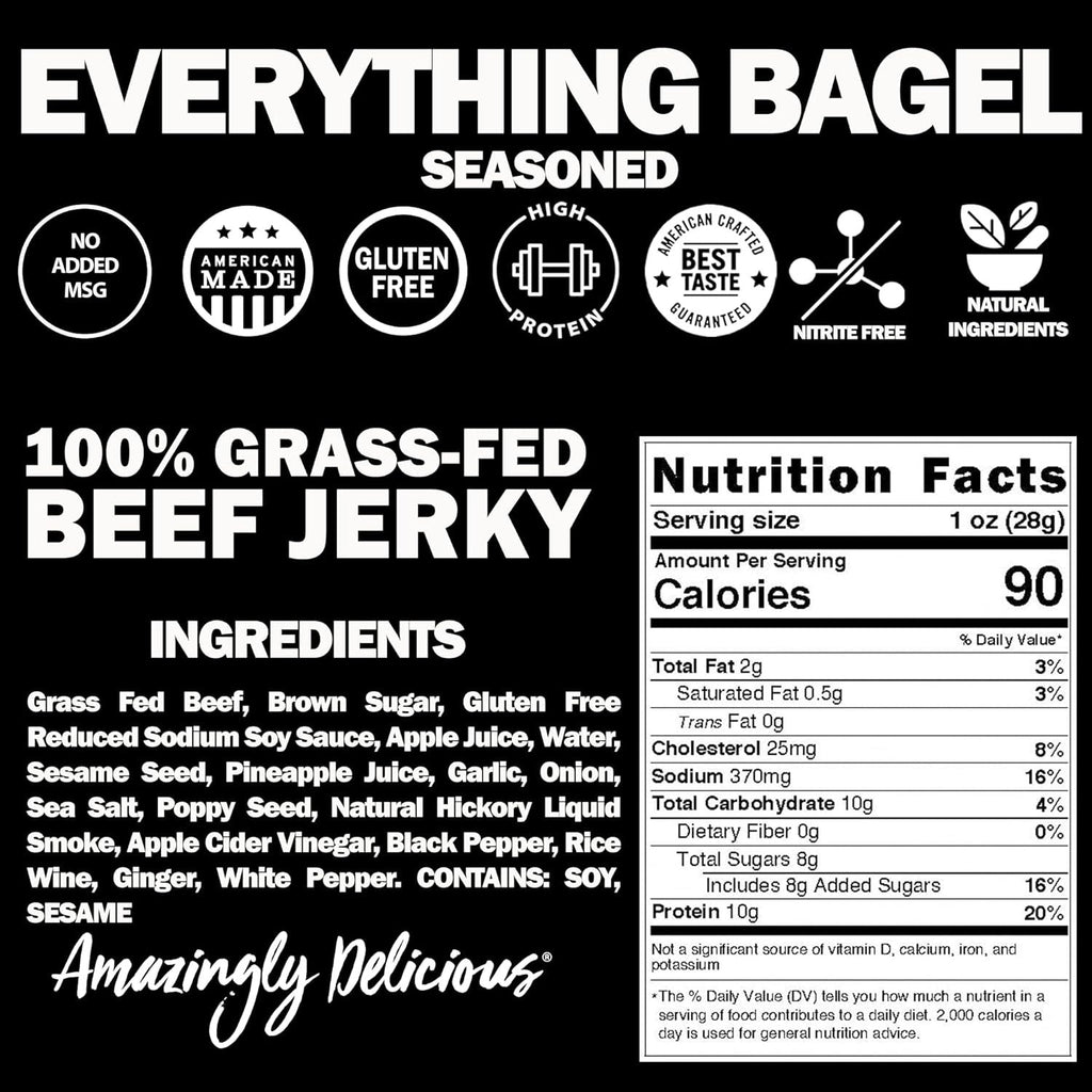 Everything Bagel Beef Jerky