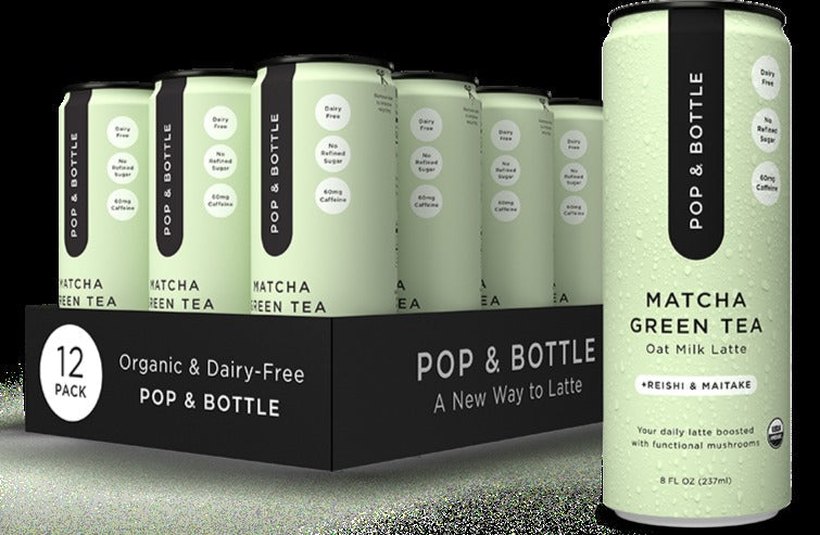 Reishi & Maitake Matcha Green Tea Oat Milk Latte (12 CT)