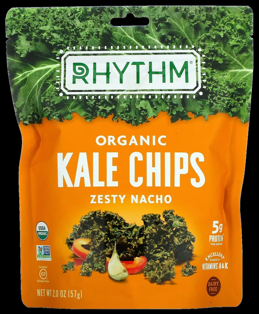 Organic Zesty Nacho Kale Chips
