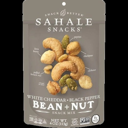 White Cheddar & Black Pepper Bean + Nut Snack Mix