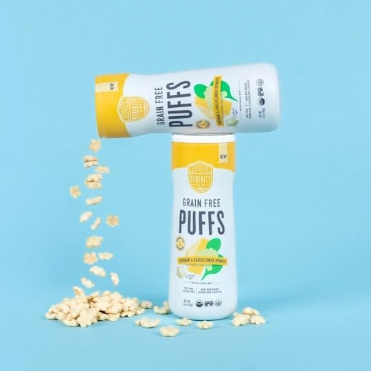 Cheddar & Cauliflower Spinach Puffs Baby & Toddler Snacks (6 Pack)