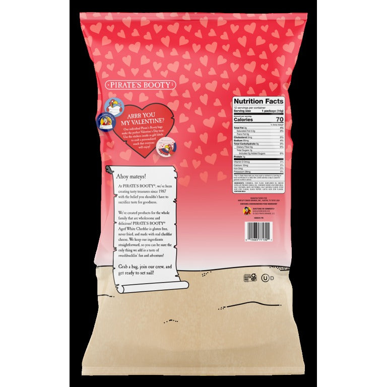 Valentines Aged White Cheddar Puffs