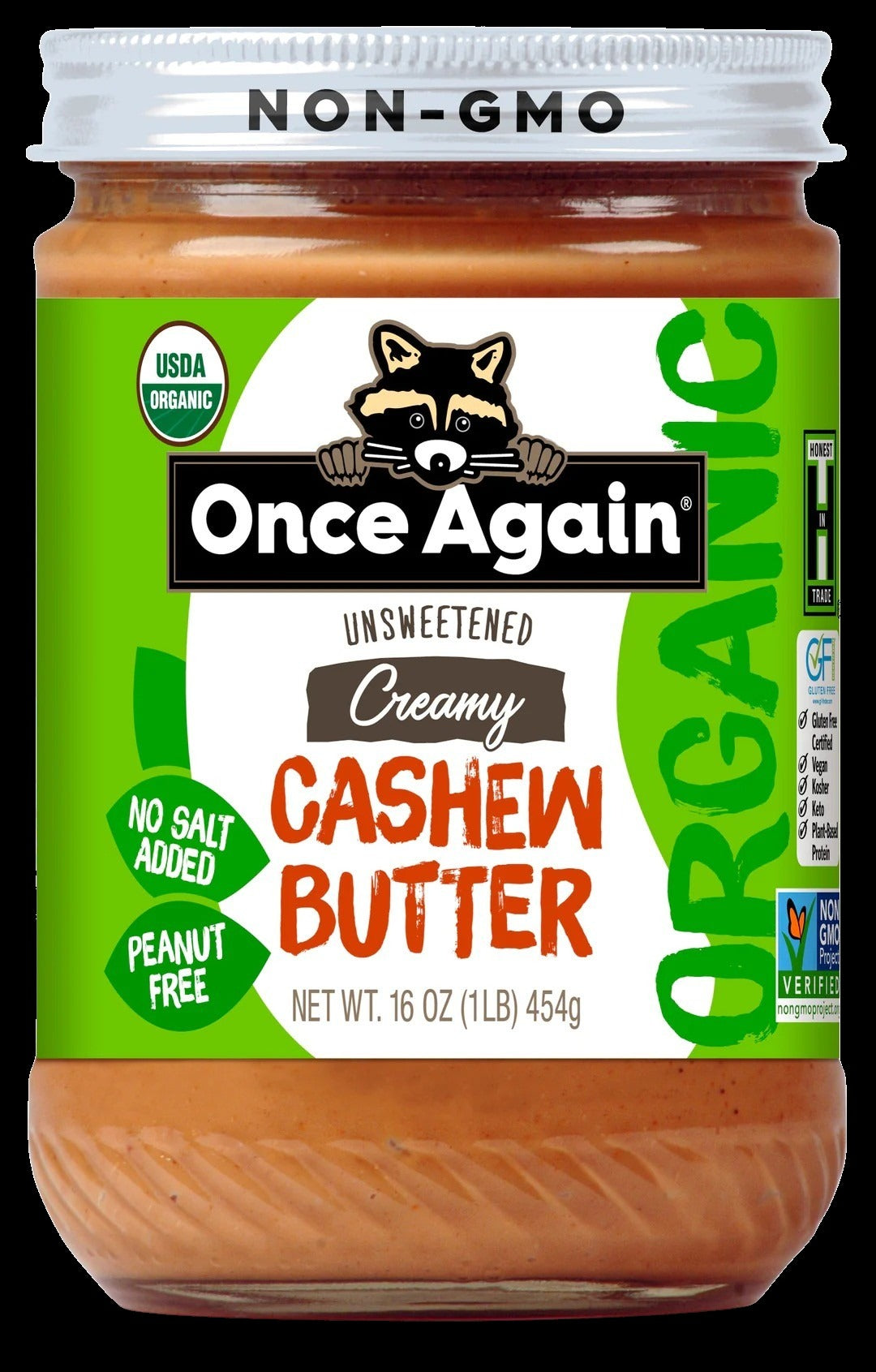 Unsweetened Creamy Cashew Butter