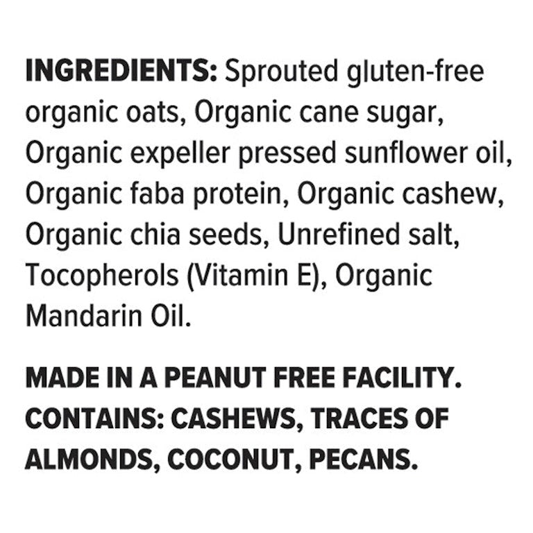 Organic Protein Citrus Cashew Granola