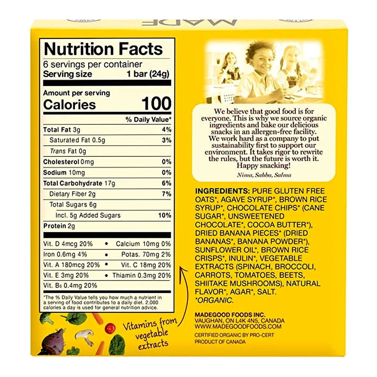 Chocolate Banana Granola Bar