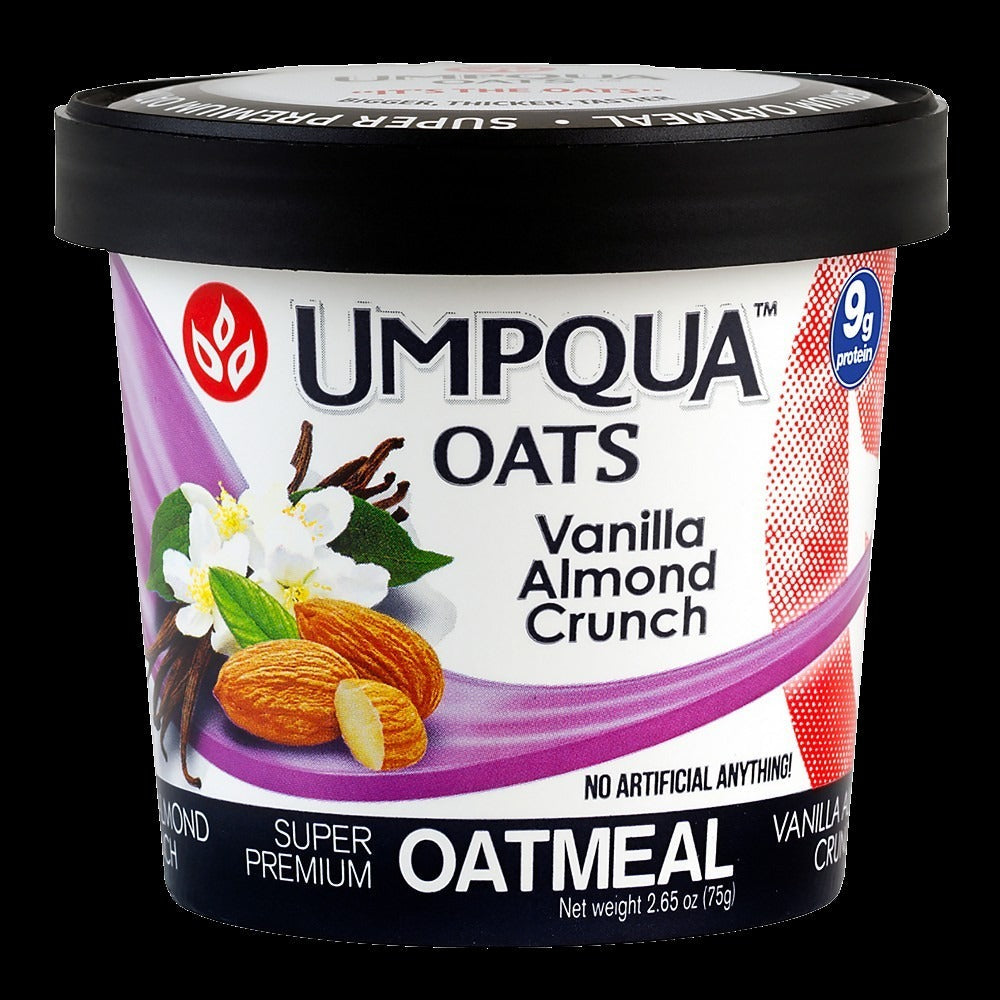 Vanilla Almond Crunch Oatmeal Cups