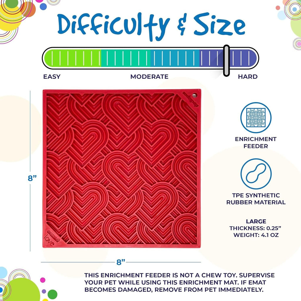 Love eMat – Durable Dog Lick Mat Feeder