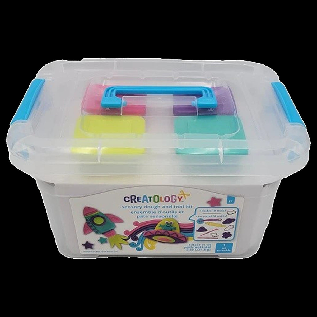 Dough 14Pc Play Set Space (4 CT Dough + Tools)