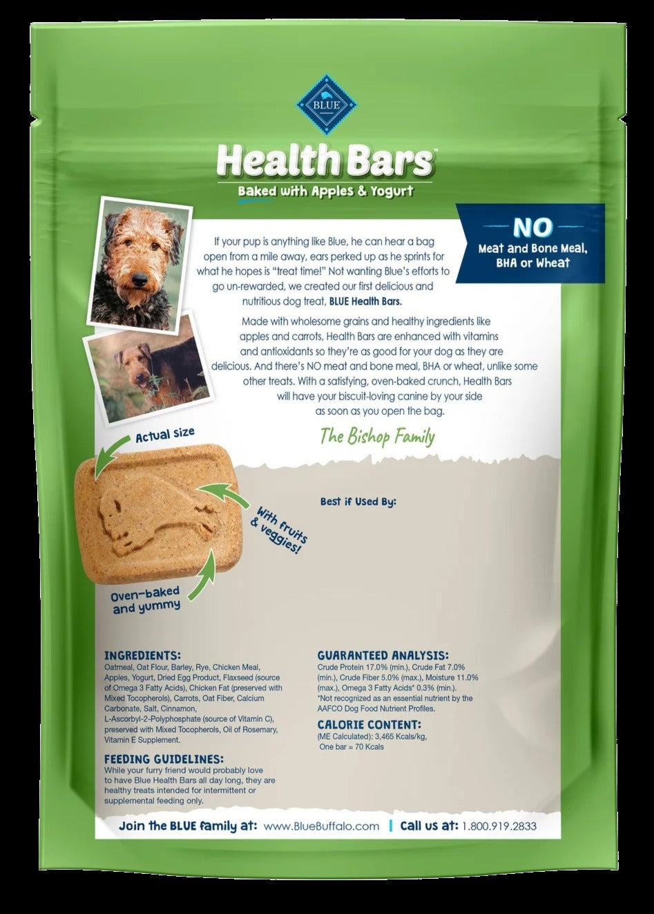Dog Treats Apple Yogurt Health Bars