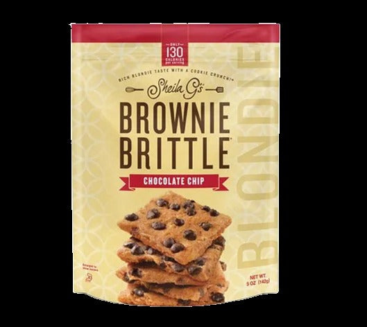 Chocolate Chip Brownie Brittle Blondies