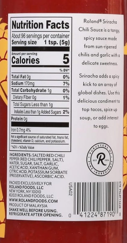 Sriracha Chili Sauce