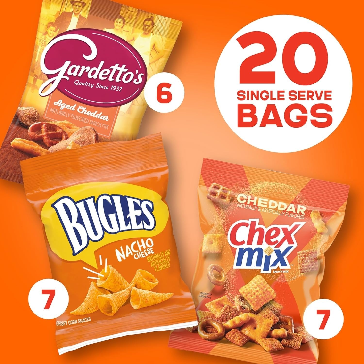 Cheesy Mix Snack Mix & Crispy Corn Snacks (20 CT)