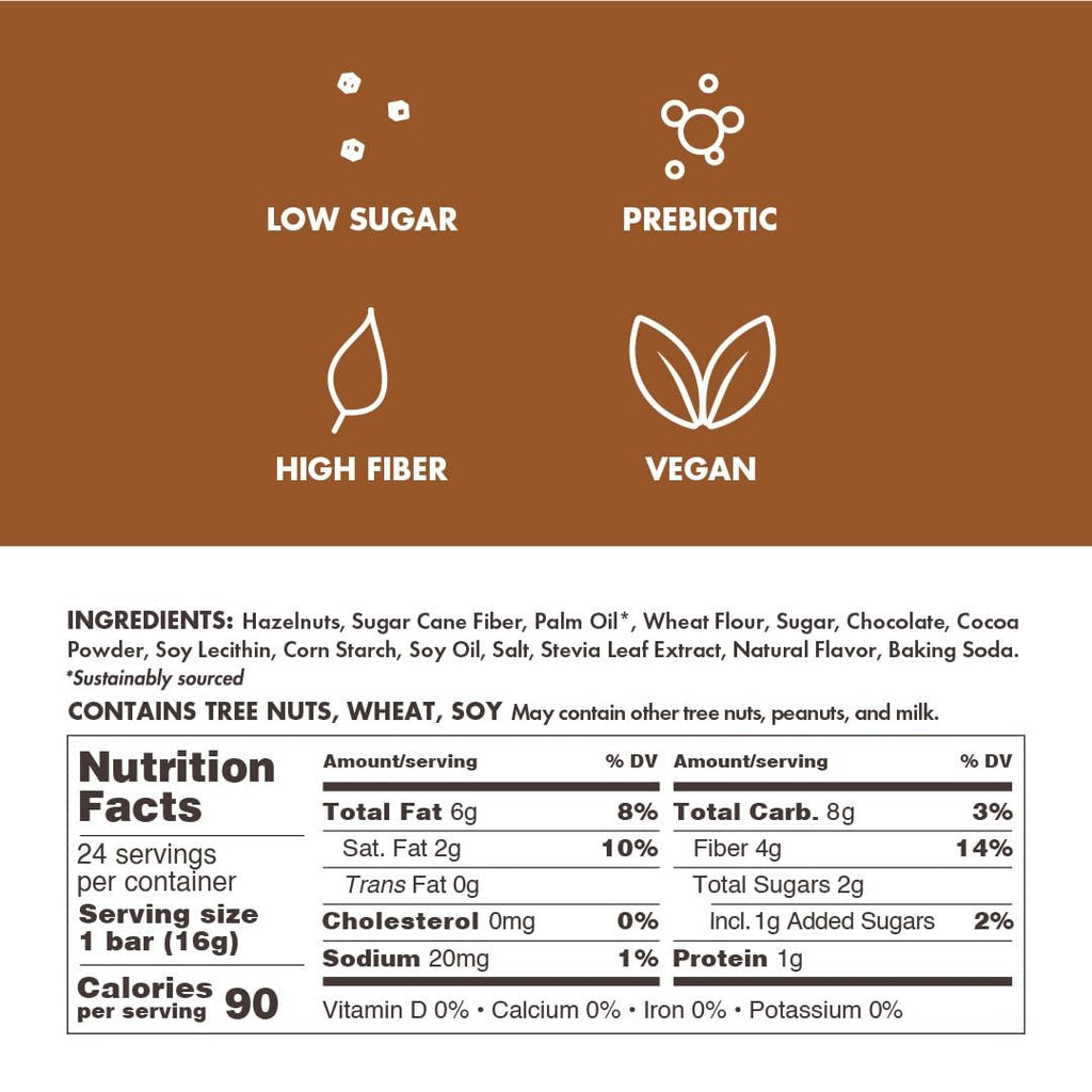 Crispy Dunes Wafer Bars - Chocolate Hazelnut (12 CT)