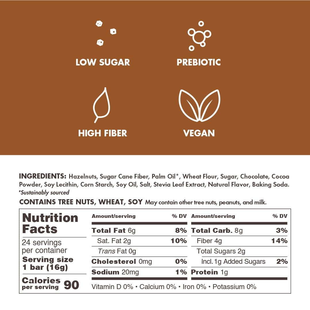 Crispy Dunes Wafer Bars - Chocolate Hazelnut (12 CT)