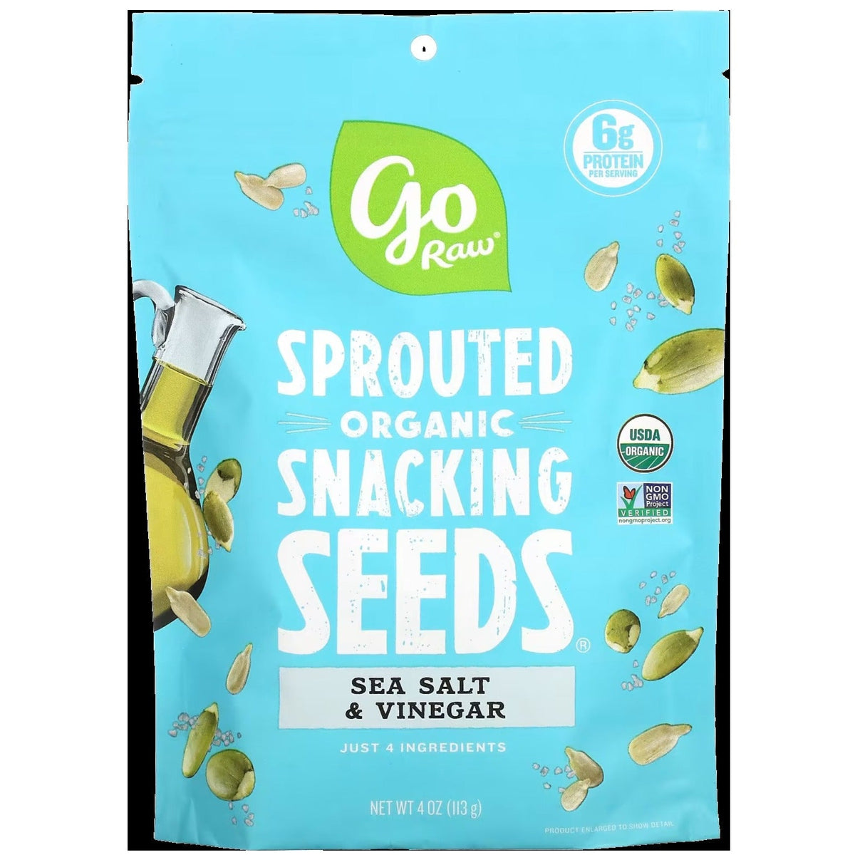 Organic Sea Salt & Vinegar Snacking Seeds
