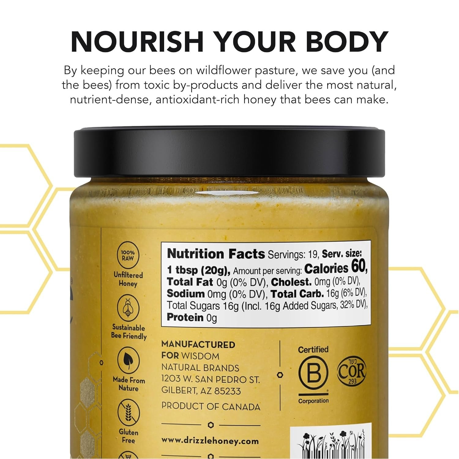 Golden Raw Honey