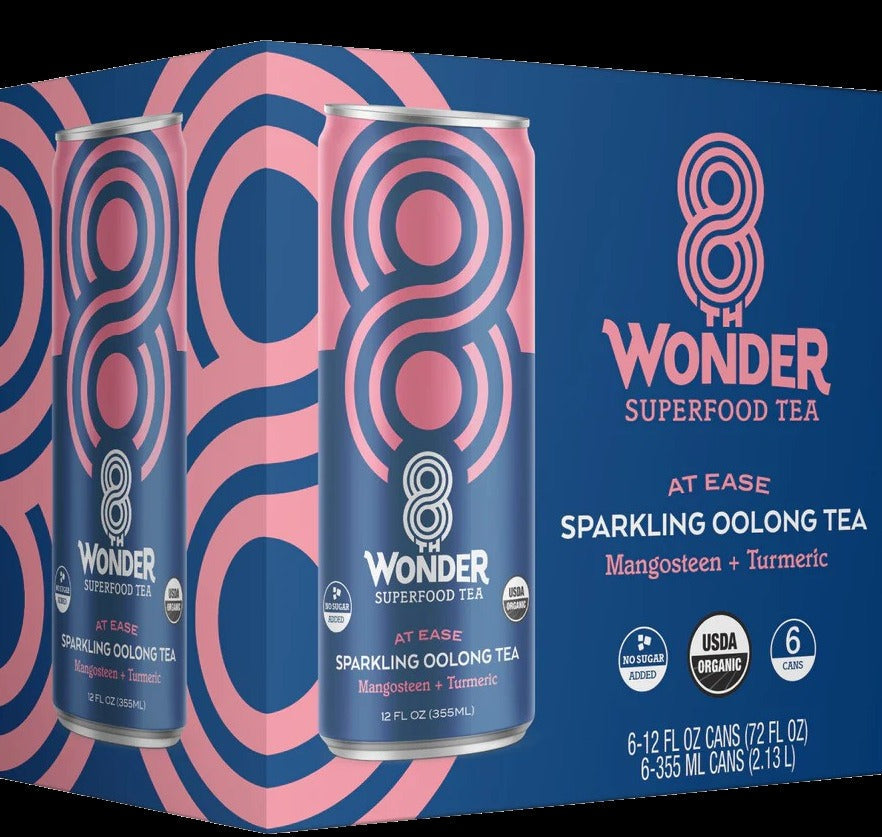 Sparkling Oolong Tea Mangosteen + Turmeric (6 Pack)