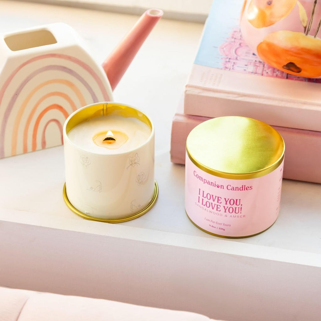 I Love You I Love You! Sandalwood & Amber Candle