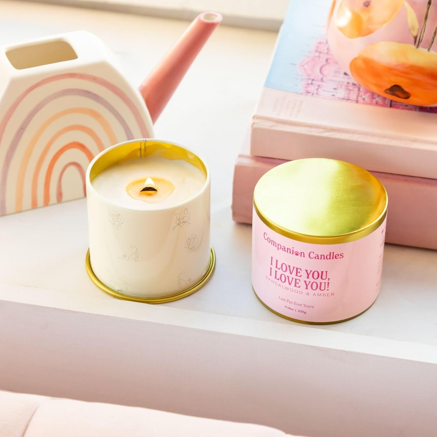 I Love You I Love You! Sandalwood & Amber Candle