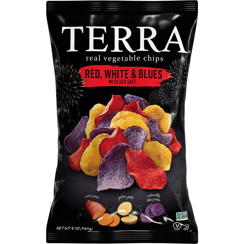 Red, White & Blues Vegetable Chips