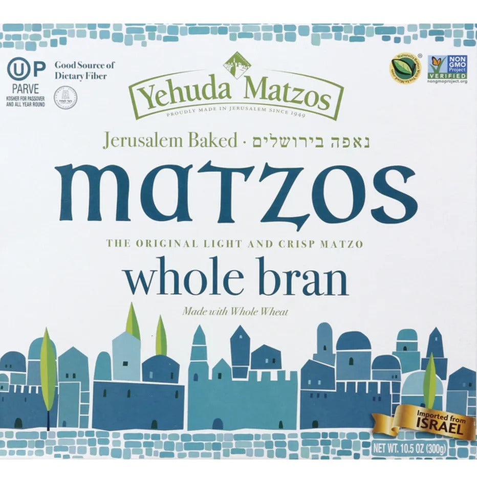 Light Bran Whole Wheat Matzos
