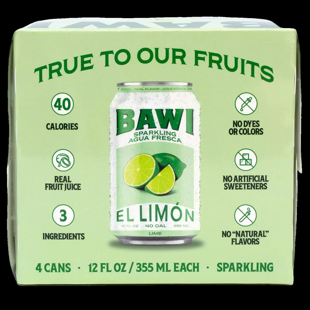 Sparkling Agua Fresca El Limon - Lime (4 Pack)