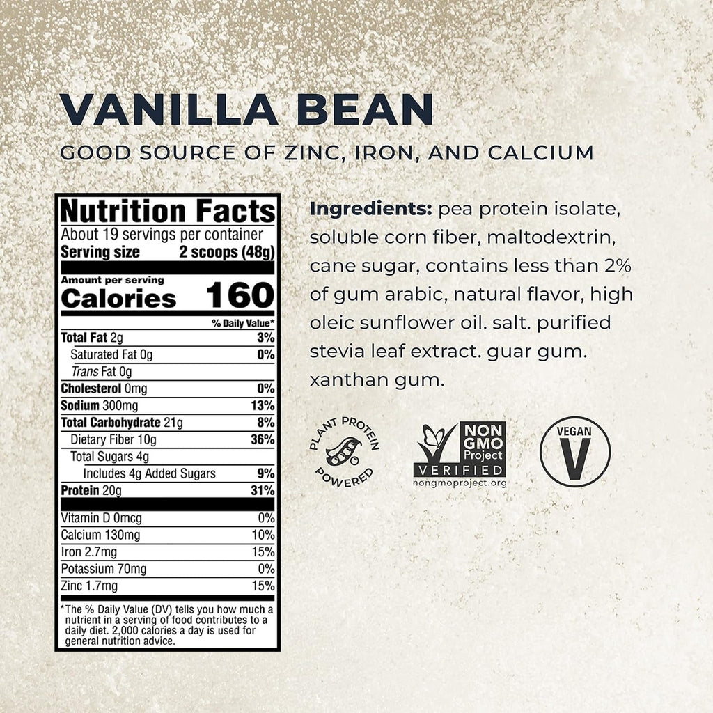 Plant-Based Ideal Vanilla Protein Powder