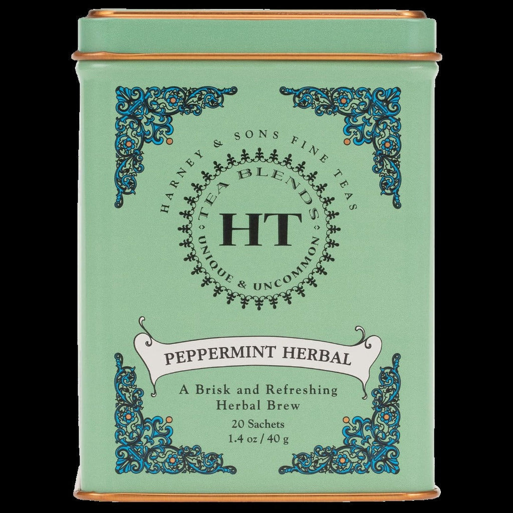 Peppermint Herbal Tea Sachets - Caffeine Free