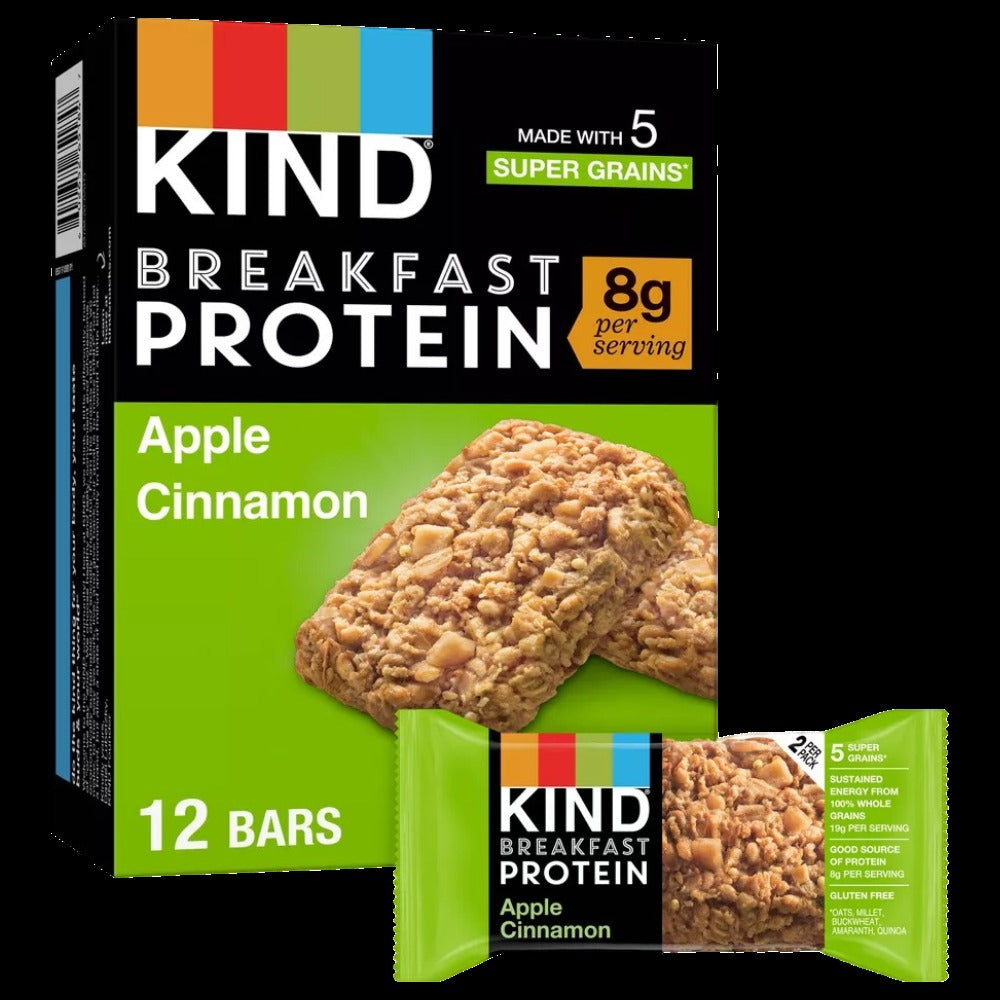 Apple Cinnamon Breakfast Protein Bars (12 CT)