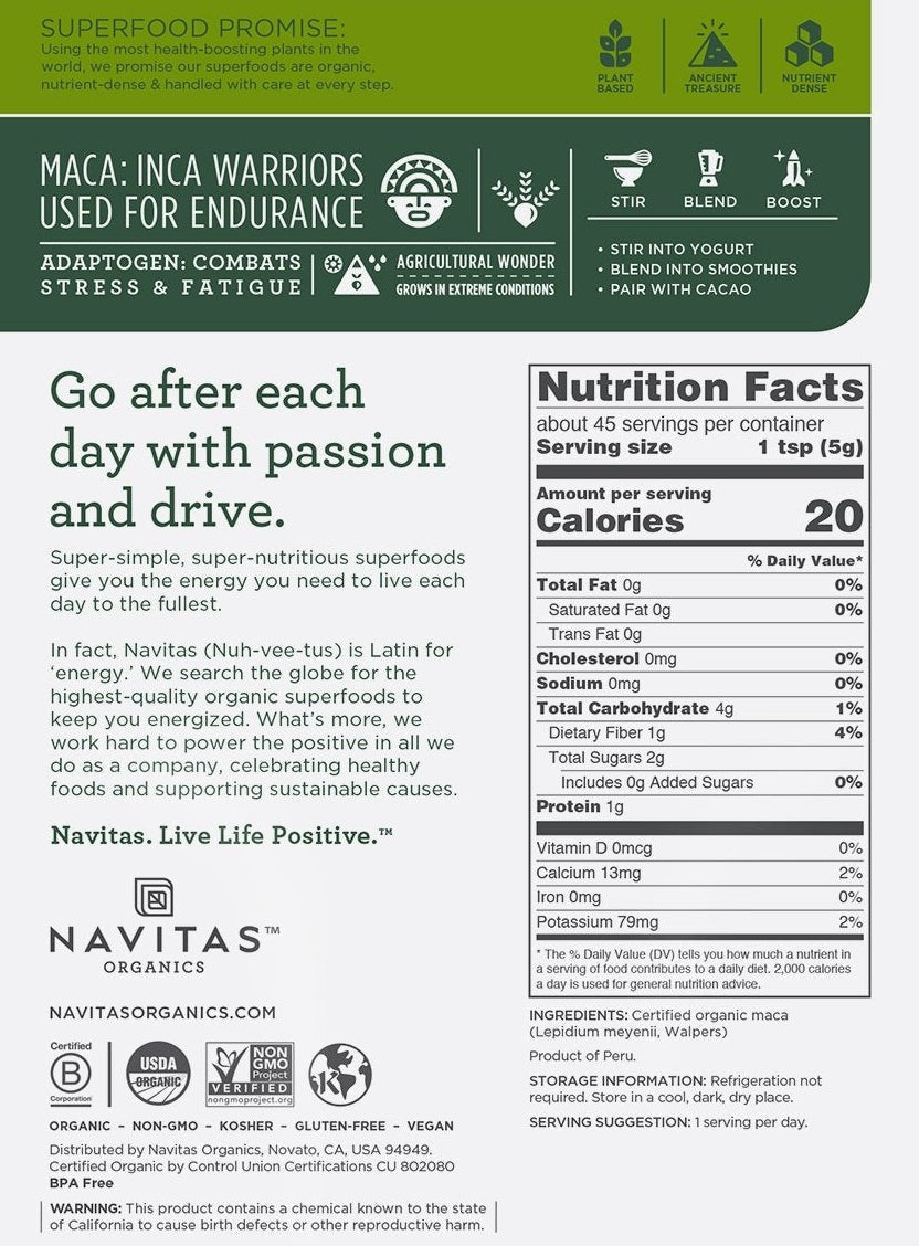 Organic Maca Powder