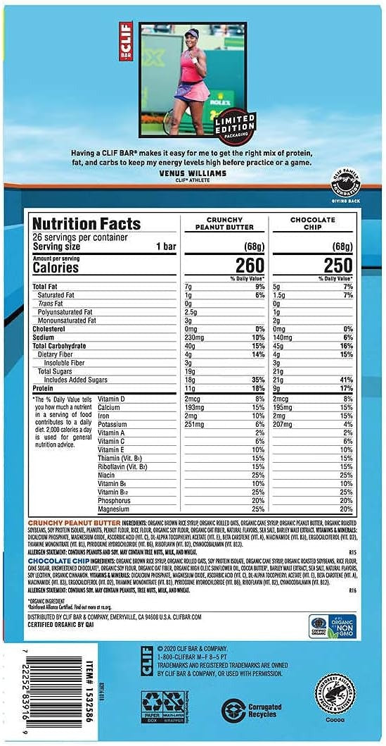Chocolate Chip and Crunchy Peanut Butter Variety Pack (26 CT)