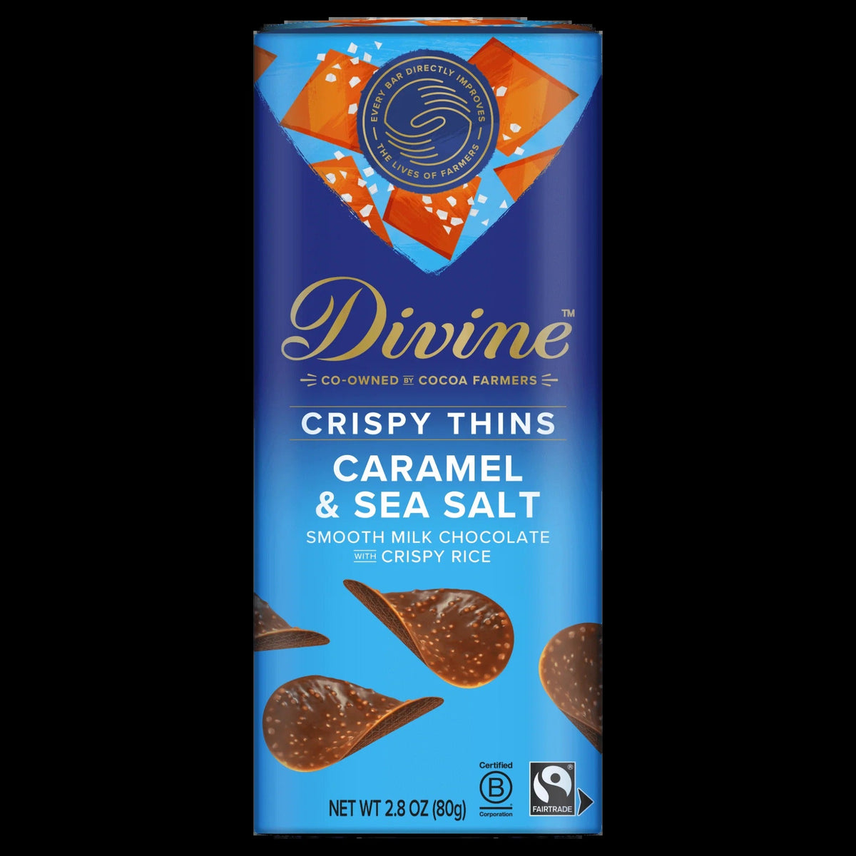 Milk Chocolate Caramel Sea Salt Thins